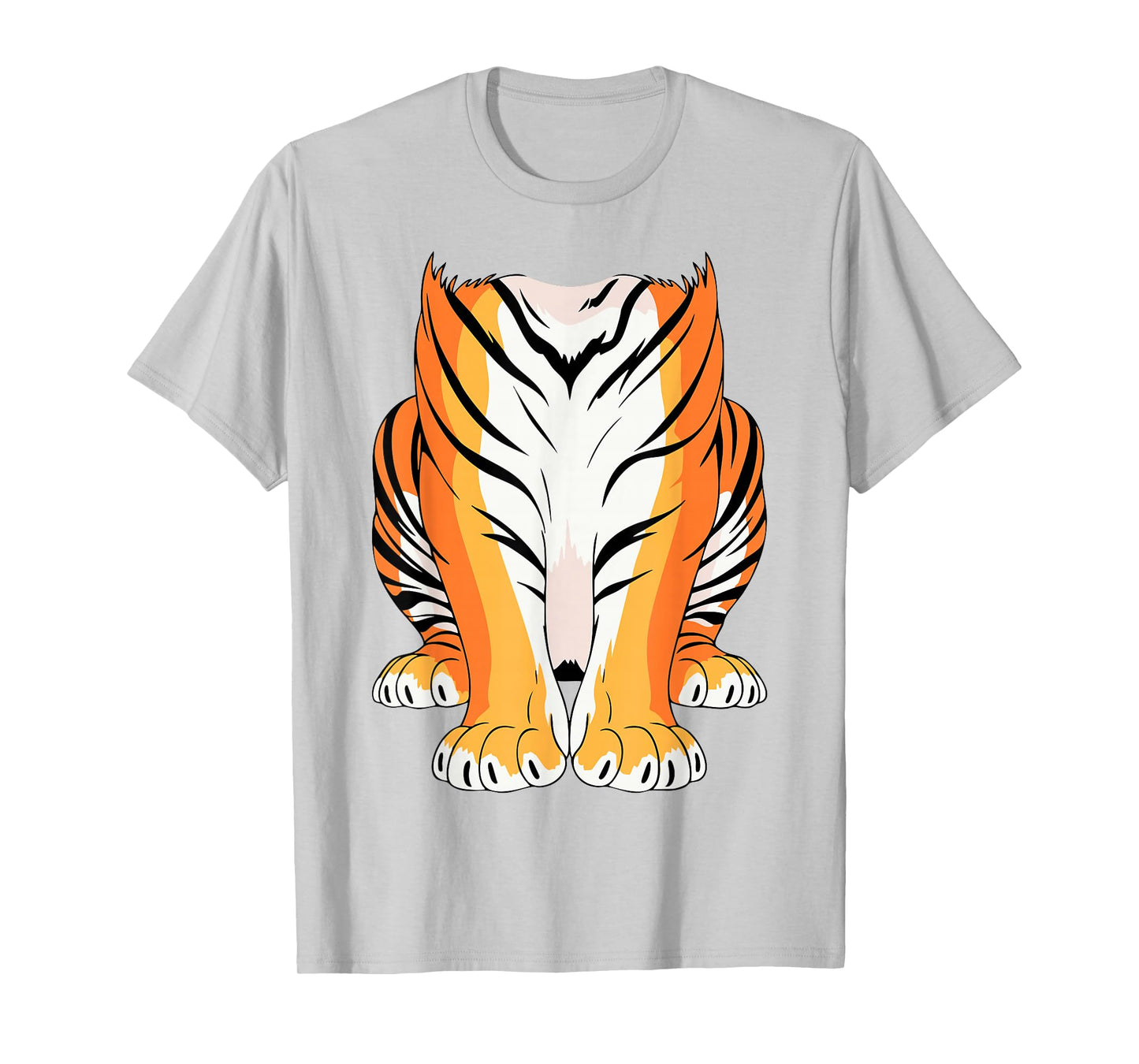 Tiger Shirt Adult Men Women Kids Tiger Body Costume T-Shirt