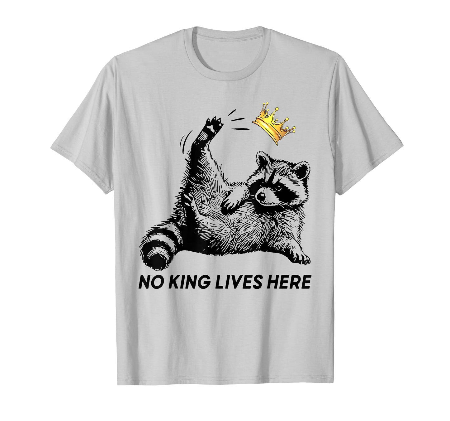 No King Lives Here No Kings in America Men Women T-Shirt