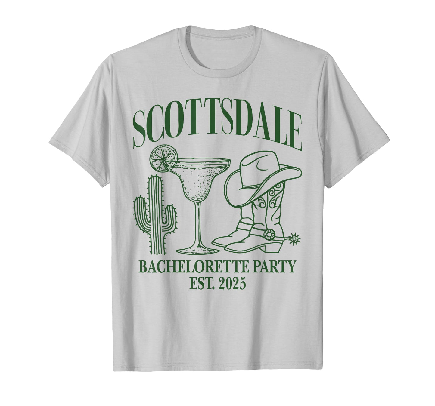 Scottsdale Bach Club Desert Bachelorette 2025 Bride Squad T-Shirt