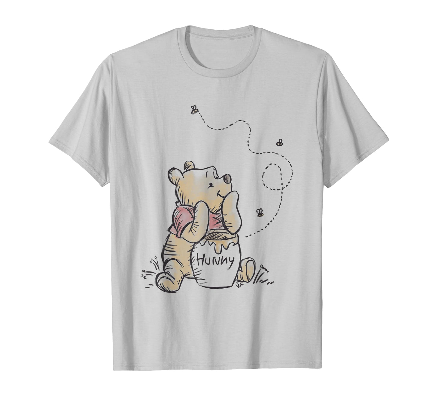 Disney Winnie The Pooh Classic Hunny Sketch T-Shirt