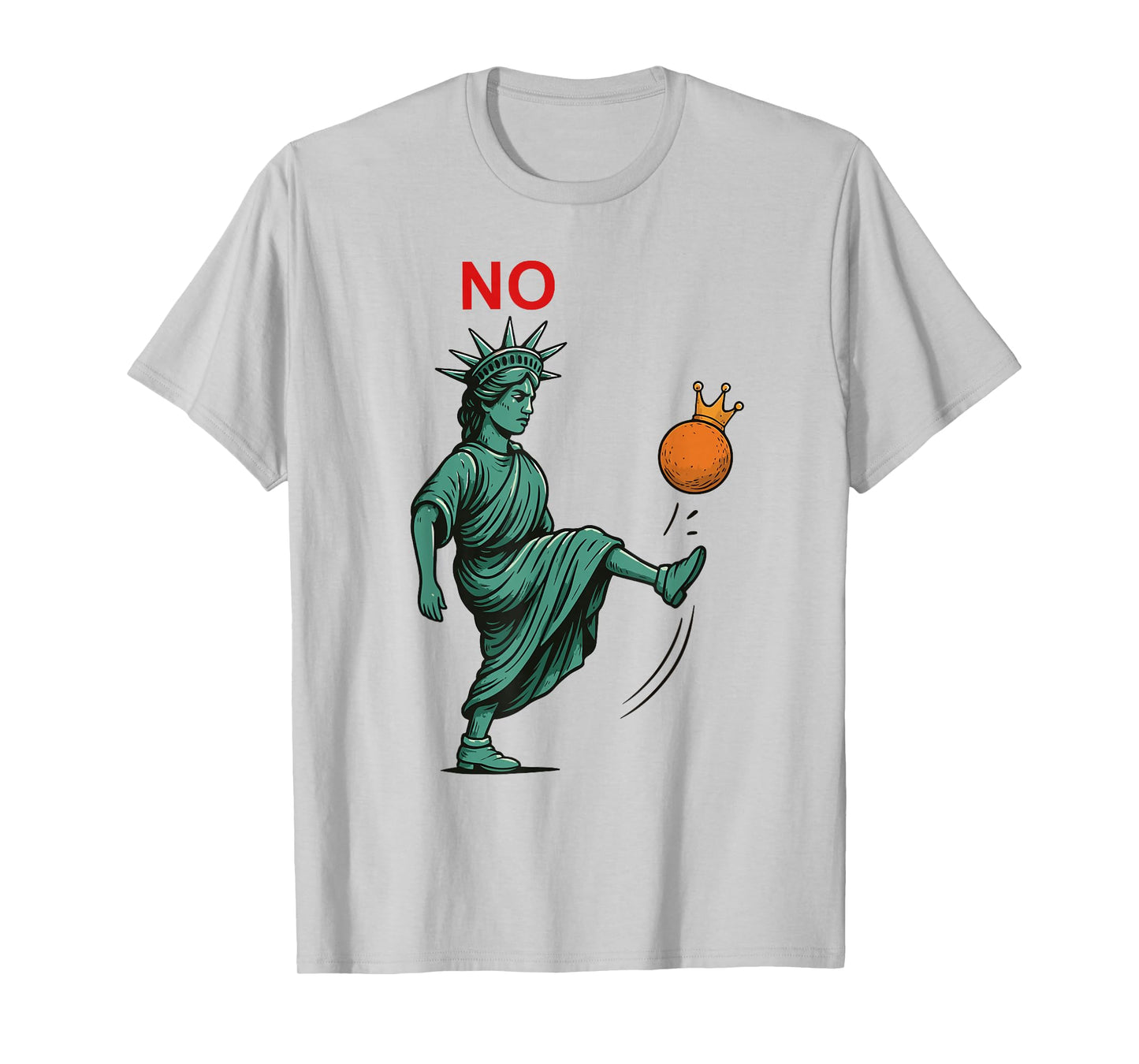No Kings in America Statue of Liberty 1776 October 18 T-Shirt