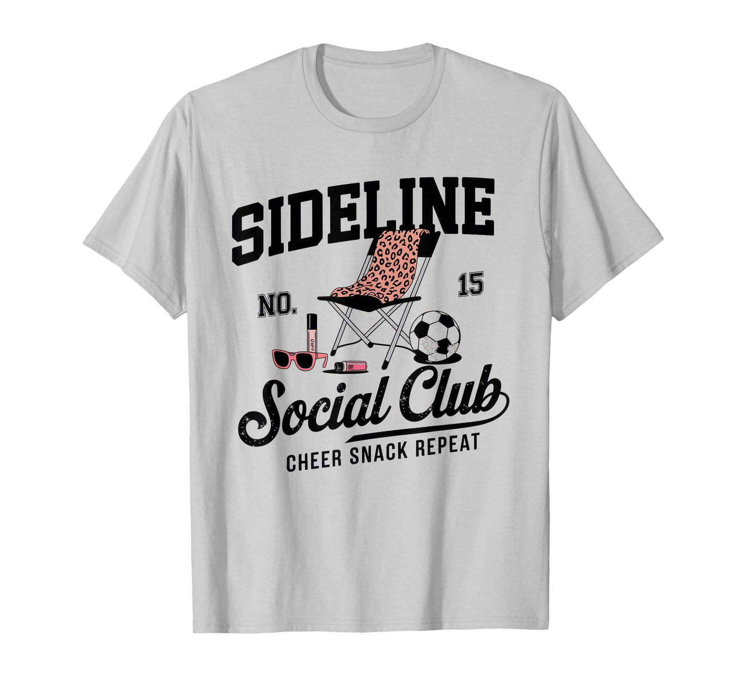 Women Sideline Social Club Tshirt Soccer Mom Game Day T-Shirt