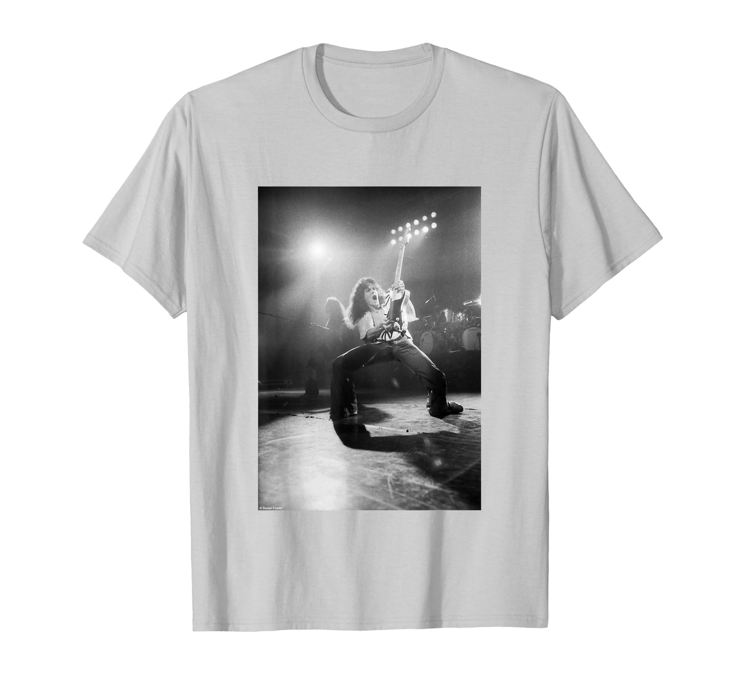 Eddie Van Halen Live Rainbow Theatre By Simon Fowler T-Shirt