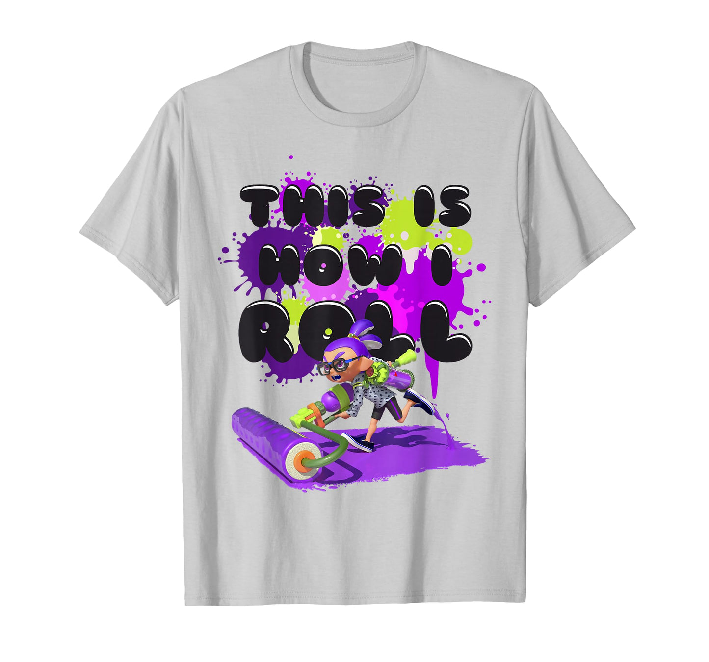 Splatoon Purple Inkling This Is How I Roll T-Shirt