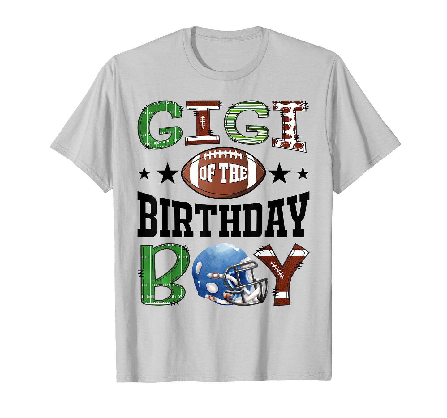Gigi Of The Birthday Boy Football Lover Game Day T-Shirt