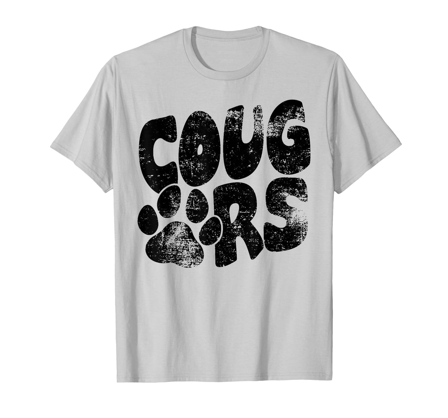 Cougars Football School Sports Fan Team Spirit T-Shirt