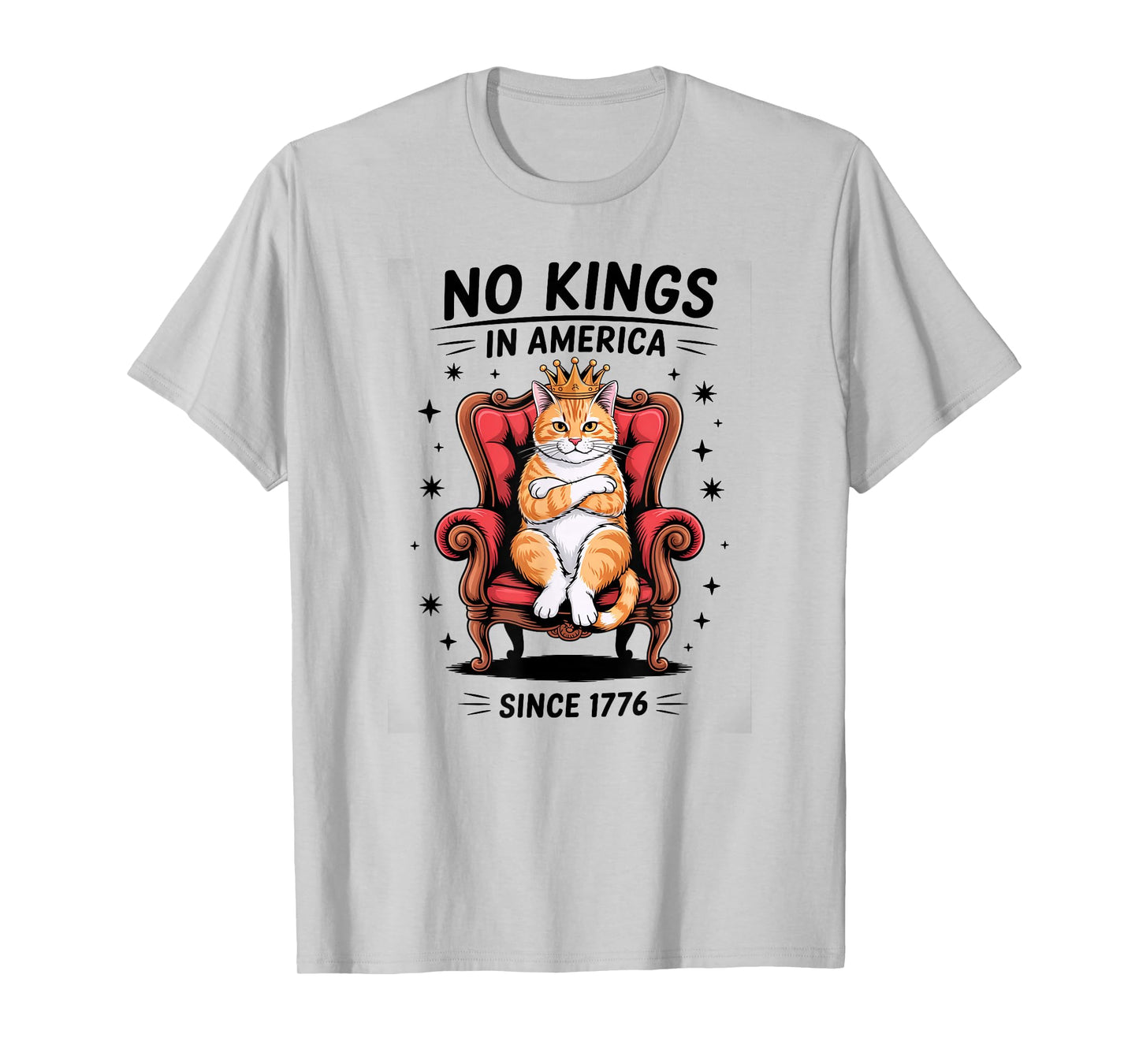 No Kings in America We The People Political Men Women T-Shirt