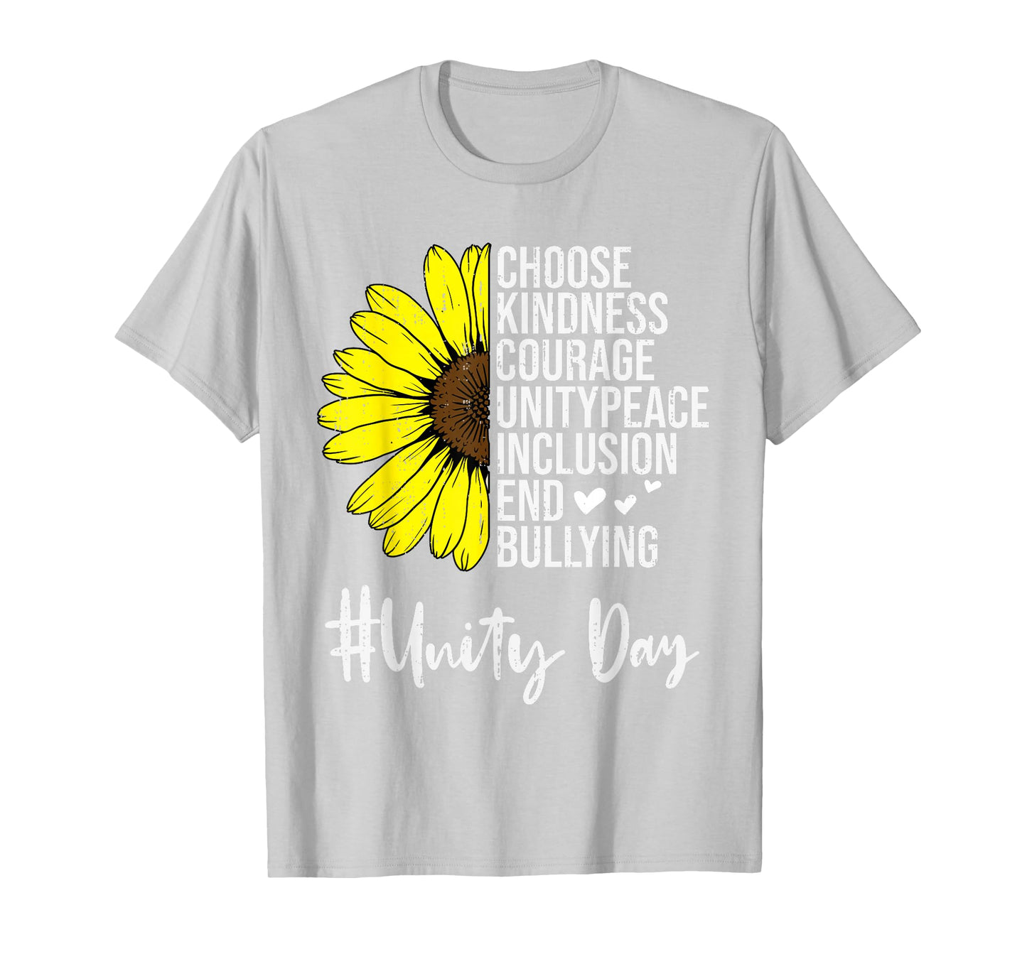 Unity Day Orange Choose Kindness Sunflower Anti Bullying T-Shirt