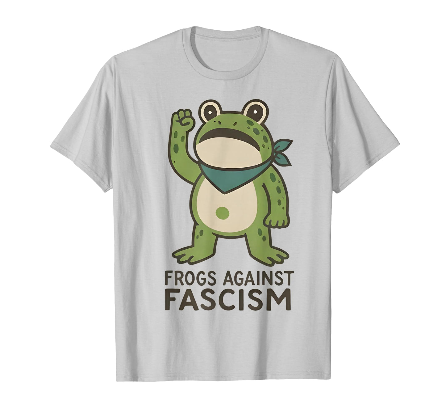Frogs Against Fascism - Portland Frog Protest T-Shirt