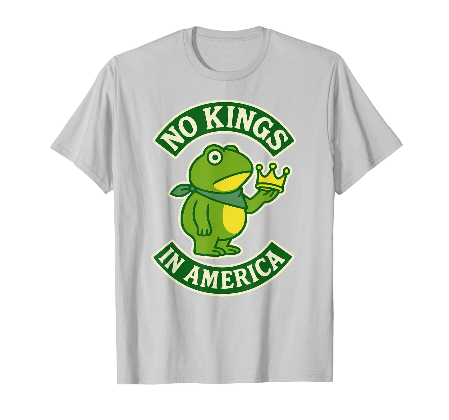 NO Kings in America Portland Protest Frog Motorcycle Club T-Shirt