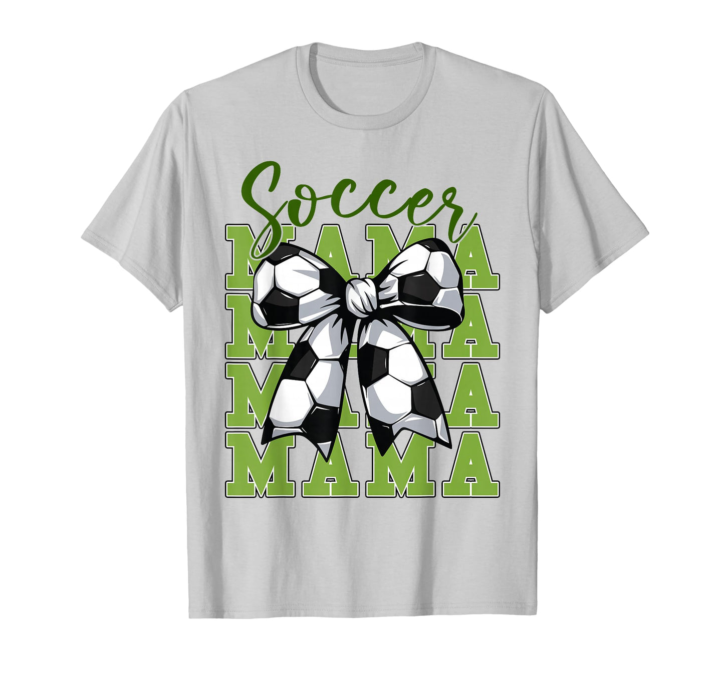 Youth Soccer Mama Coquette Bow Cute Sister Toddler Teen Girl T-Shirt