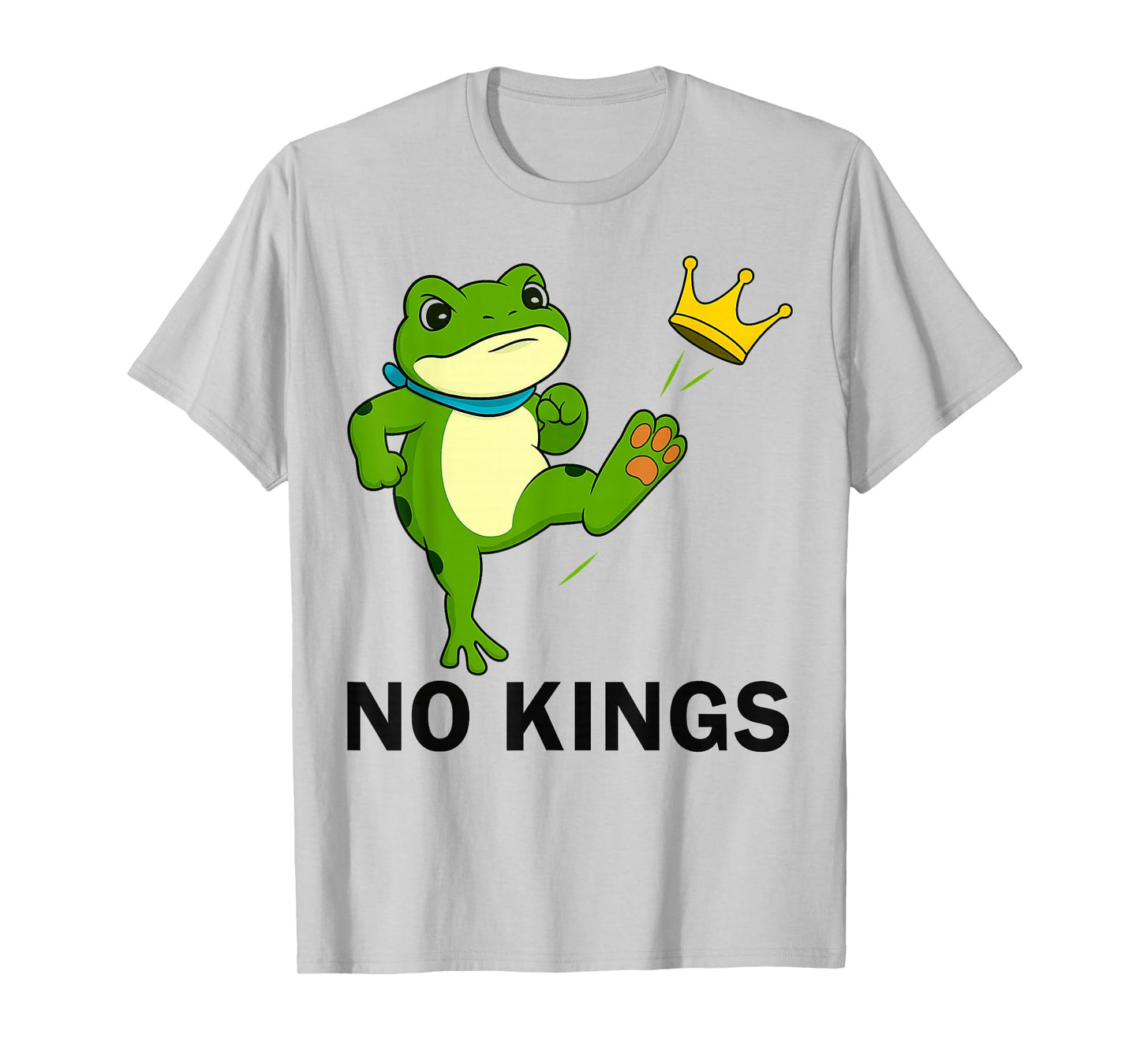 No Kings Men Women Portland Frog Protest Funny Vintage T-Shirt