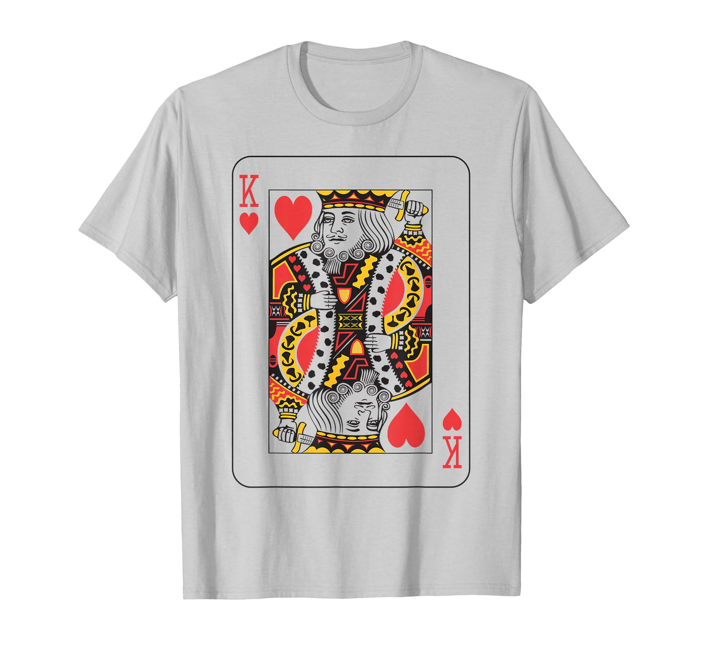 King of Hearts | Deck of Cards Front and Back Group Costume T-Shirt