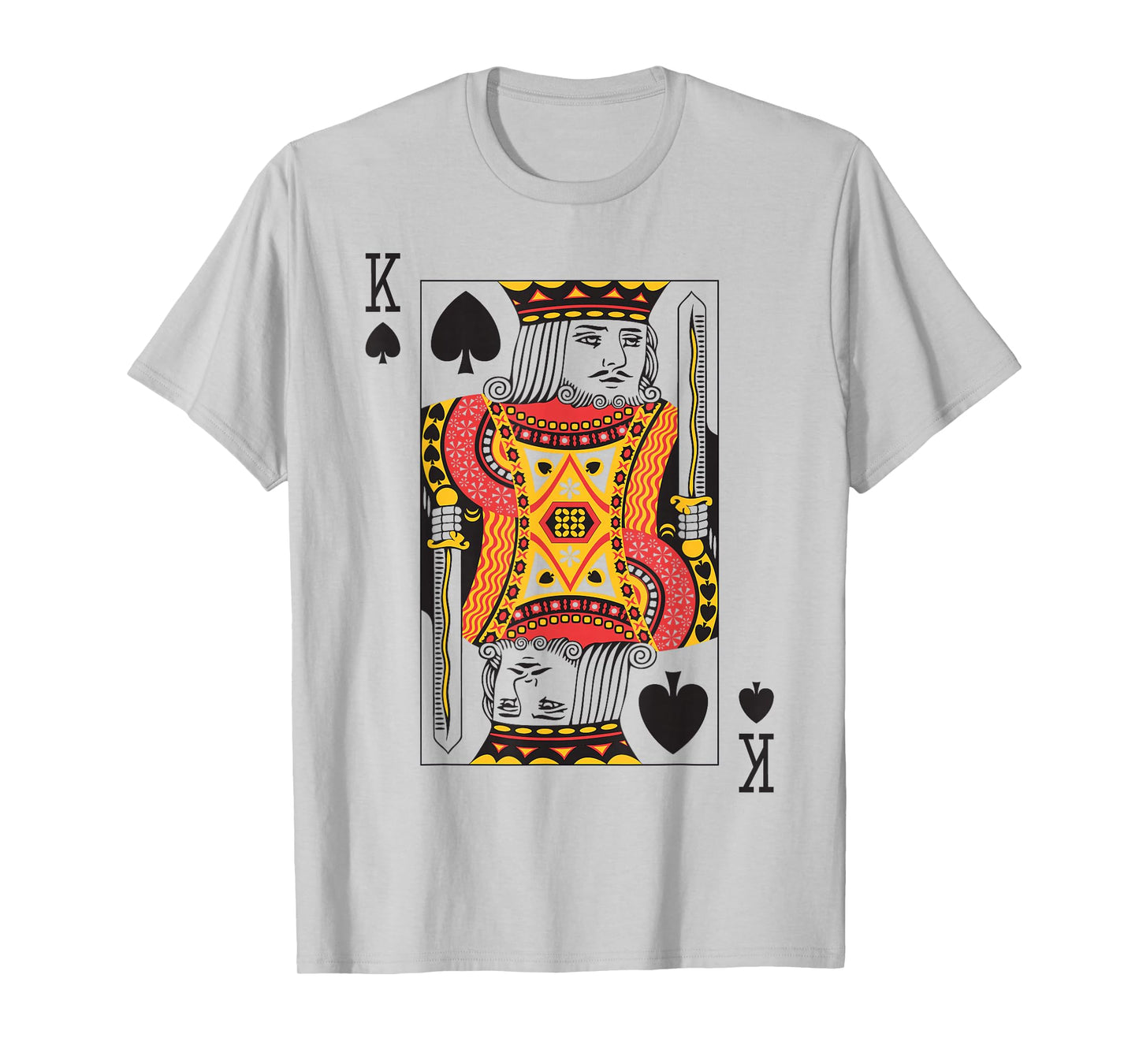 King of Spades | Royal Flush Group Costume Playing Card T-Shirt