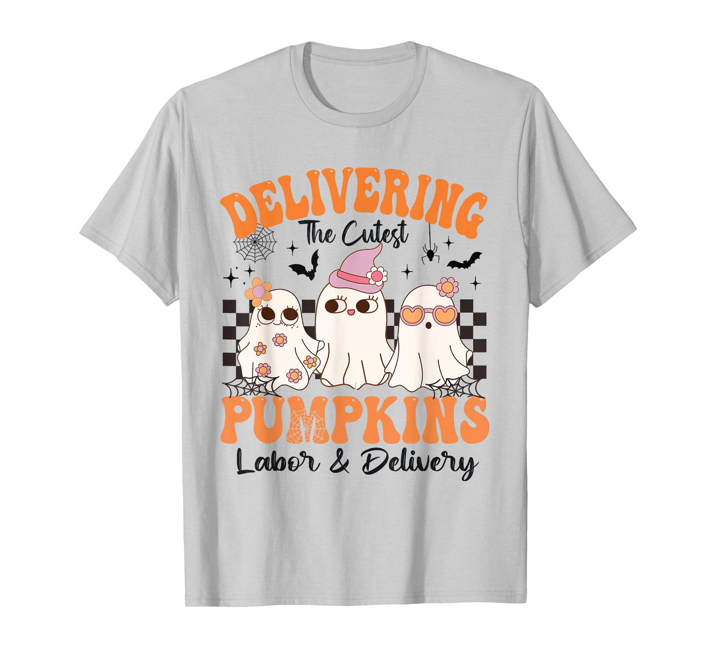 halloween Delivering The Cutest Pumpkins Labor & Delivery T-Shirt