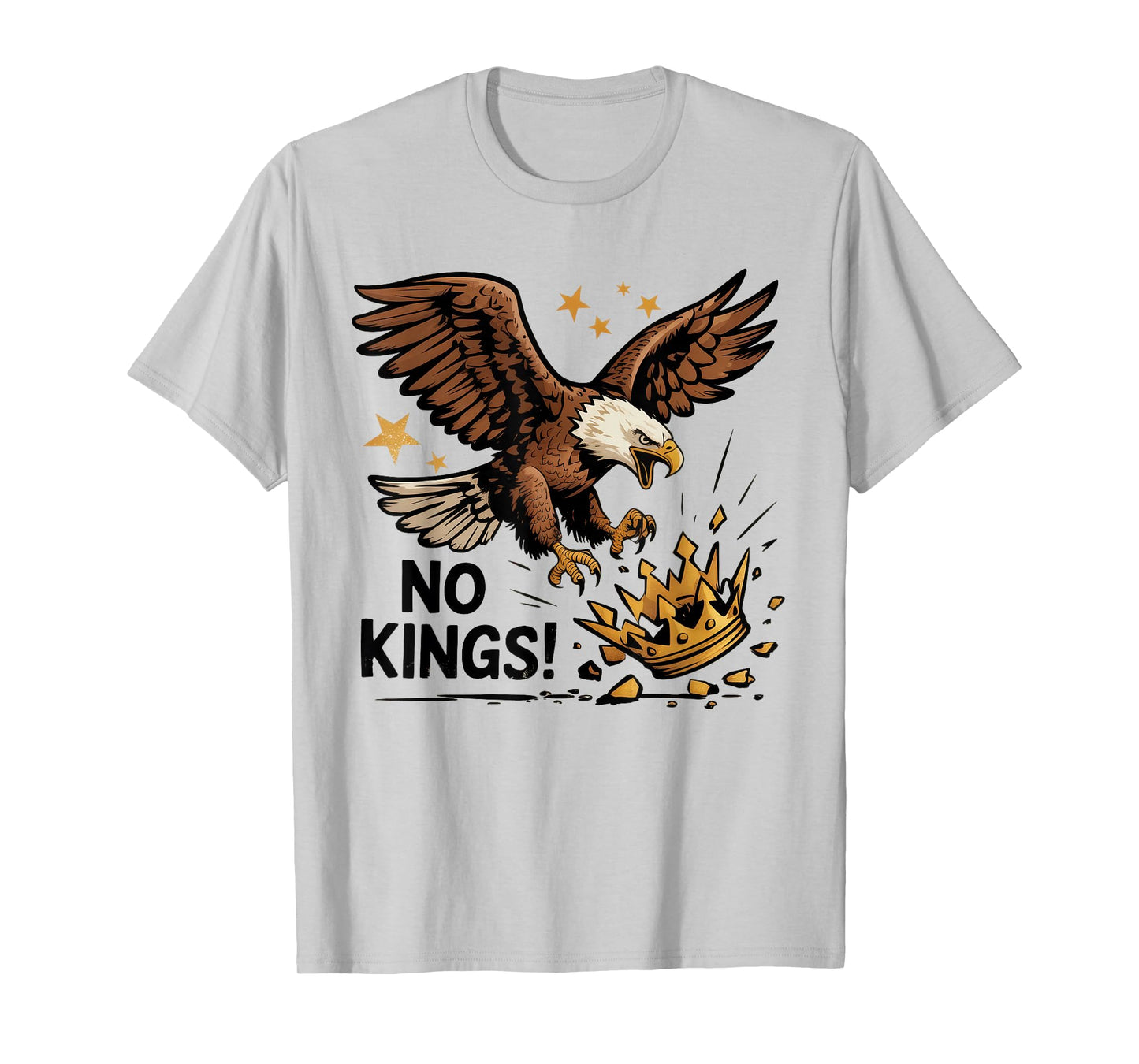 No Kings Patriotic Eagle America Pro-Democracy Shirt Mens T-Shirt