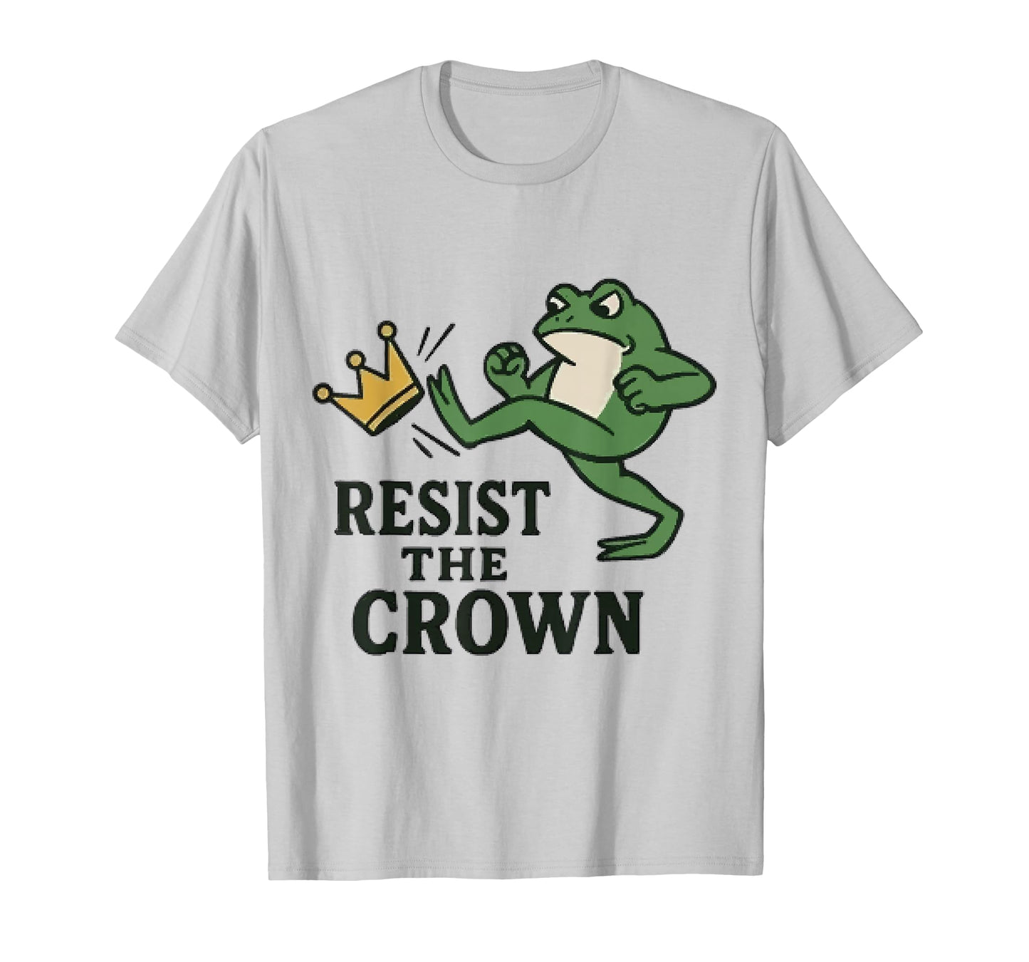 Funny Resist The Crown No Kings Graphic No Kings Revolution T-Shirt