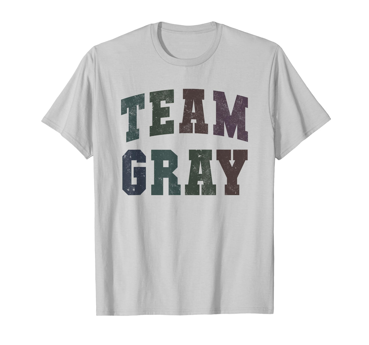 School TEAM GRAY Field Day Go Grey Spirit Summer Camp Game T-Shirt
