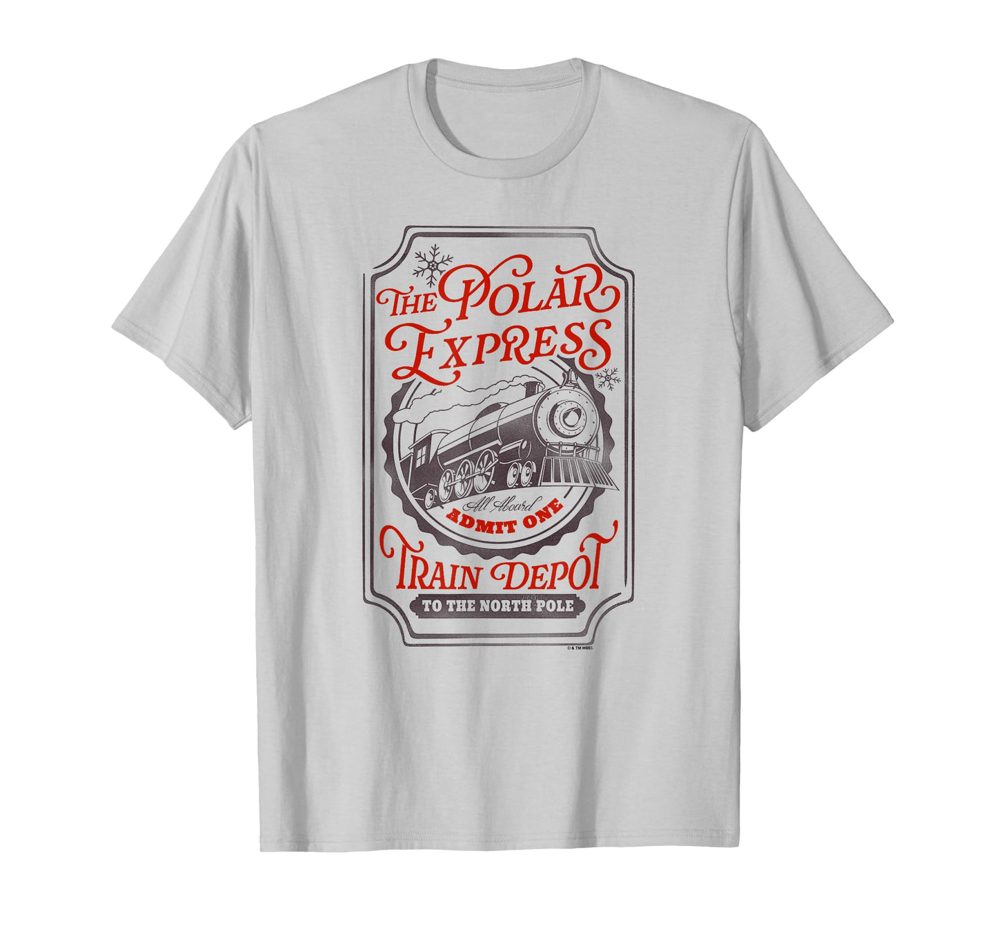 The Polar Express Train Depot to The North Pole Poster T-Shirt