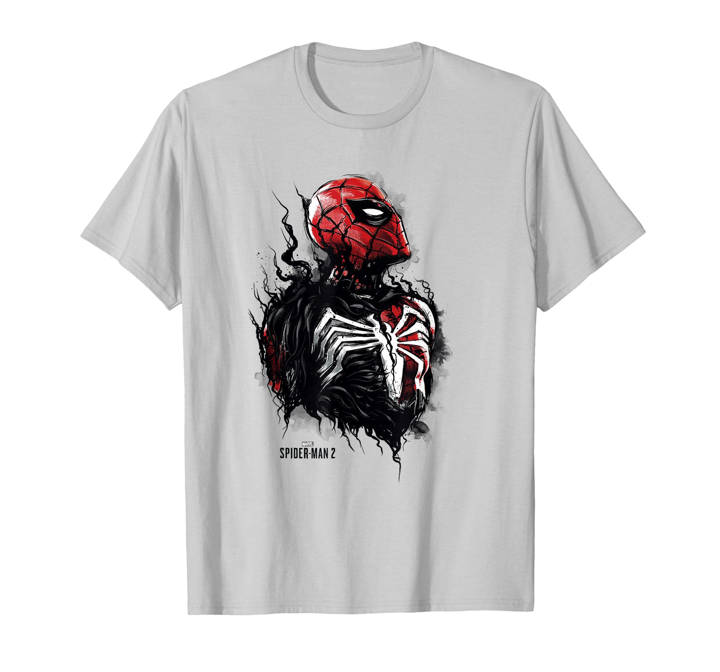 Marvel Spider-Man 2 Black Suit Peter Parker Overtaking T-Shirt