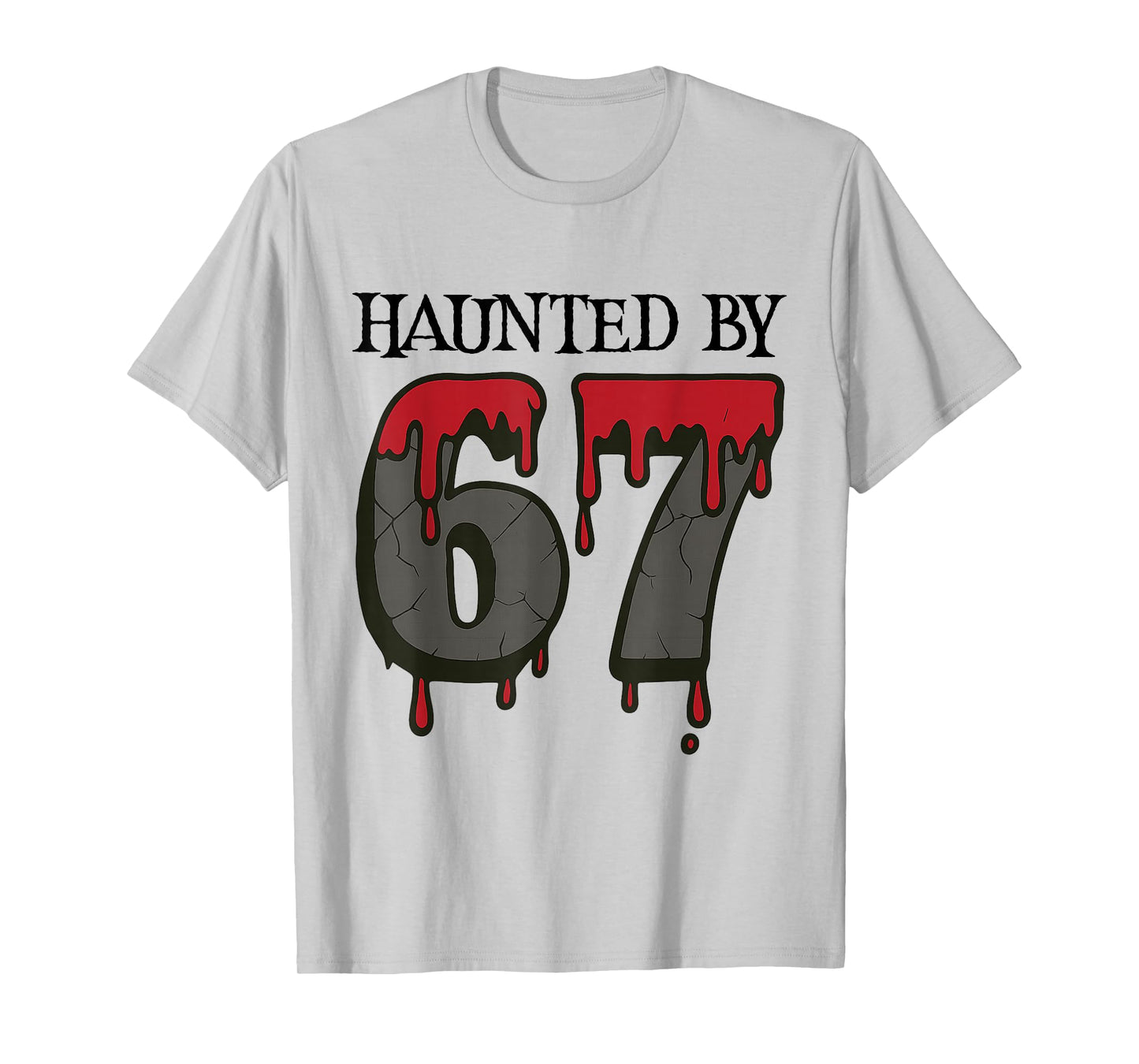 67 Meme Halloween Haunted Spooky - Six Seven Gen Alpha Z T-Shirt