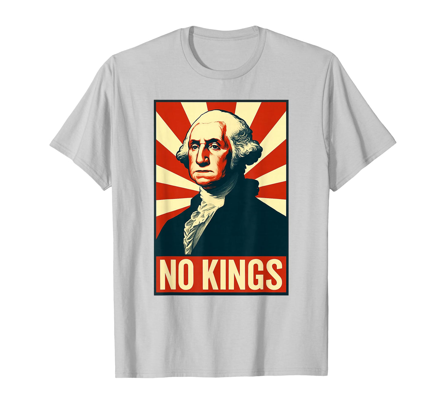 No Kings Political Protest Graphic T-Shirt