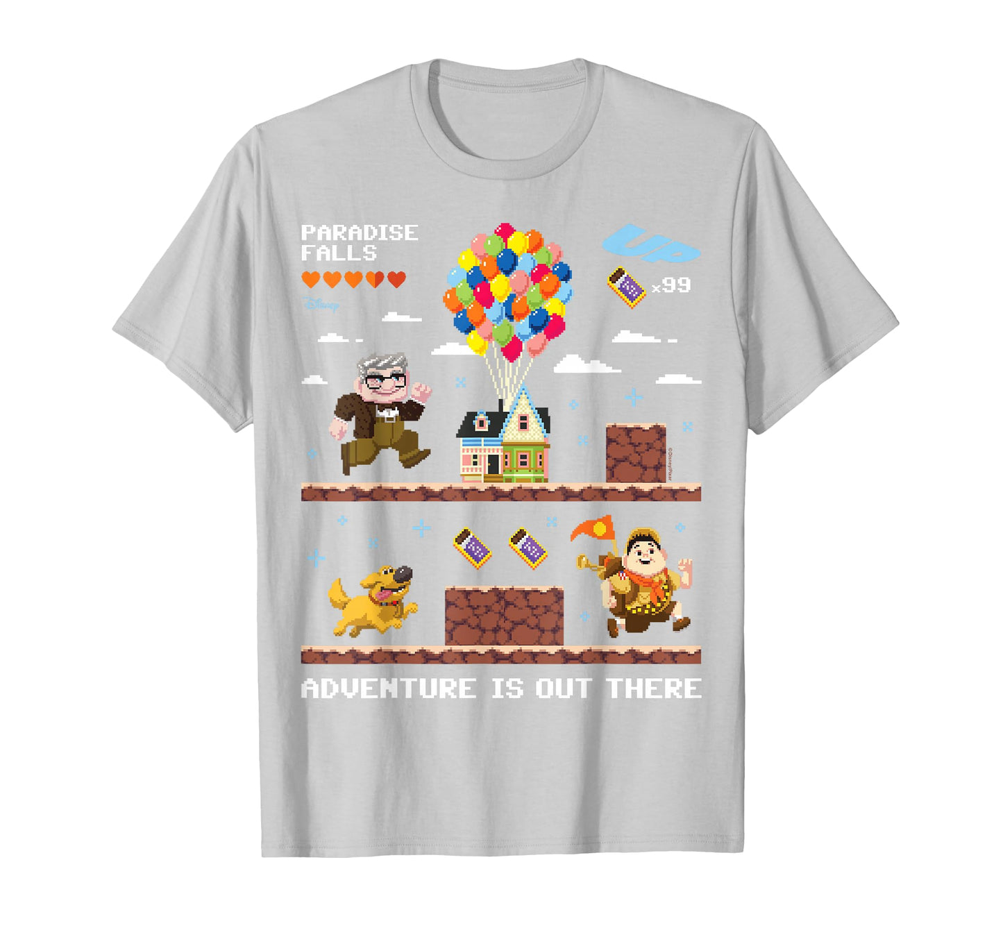 Up - Carl Dug Russell Video Game Adventure Is Out There T-Shirt