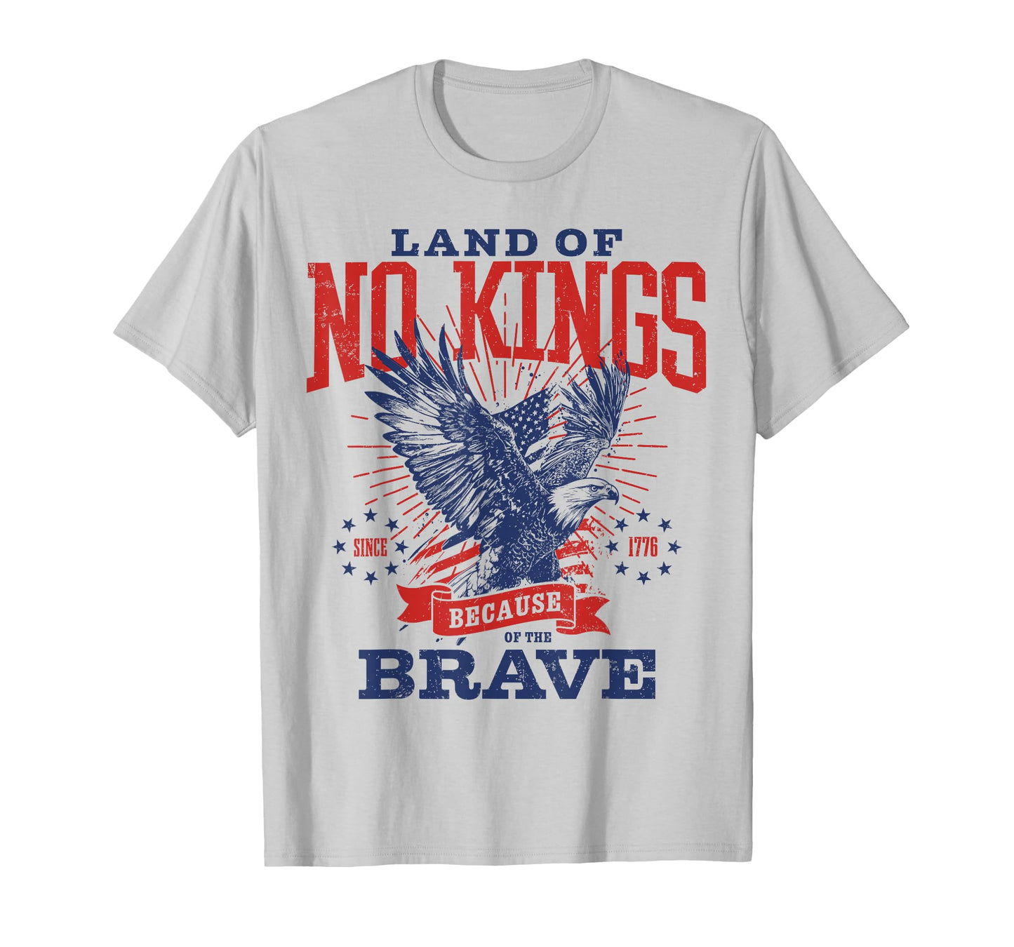 No Kings Eagle Sign T-Shirt