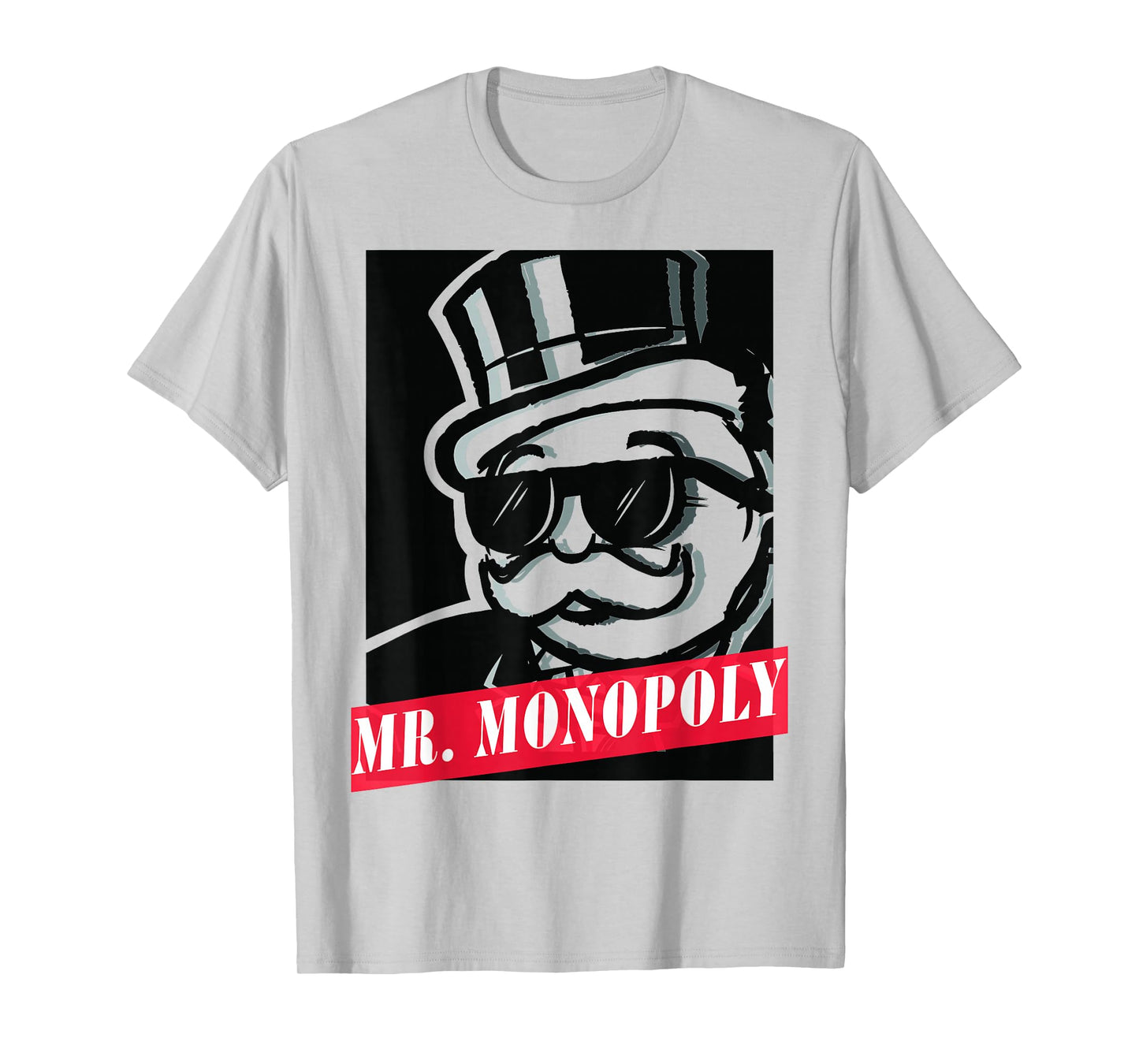 Monopoly Rich Uncle Pennybags Graphic Logo Poster T-Shirt