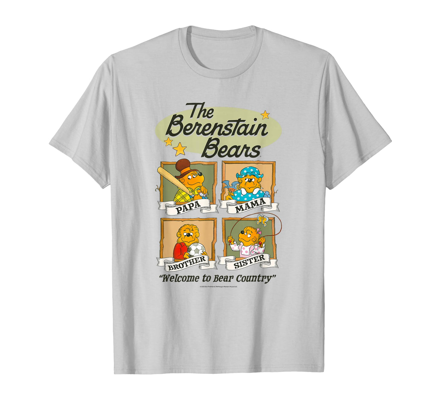 The Berenstain Bears Family Sports and Hobbies Vintage Book T-Shirt