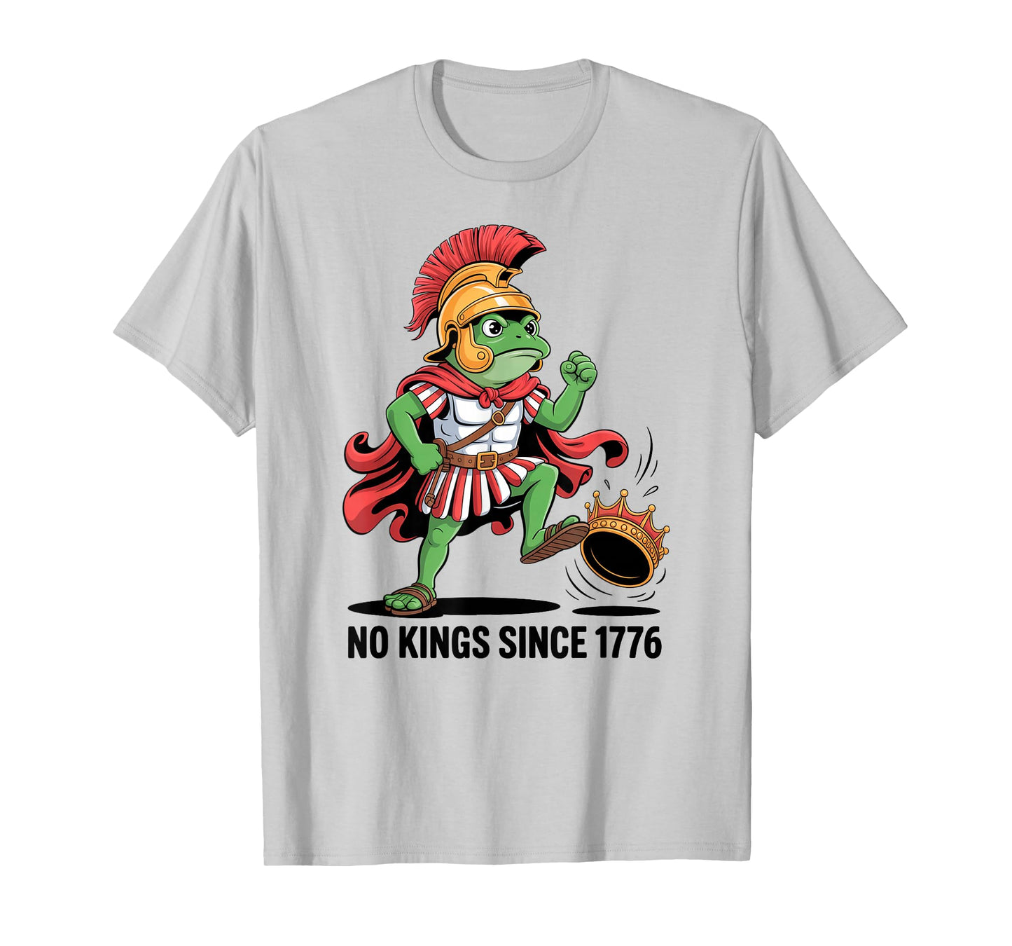 No Kings Frog No Kings in America Italian Brainrot Frog T-Shirt