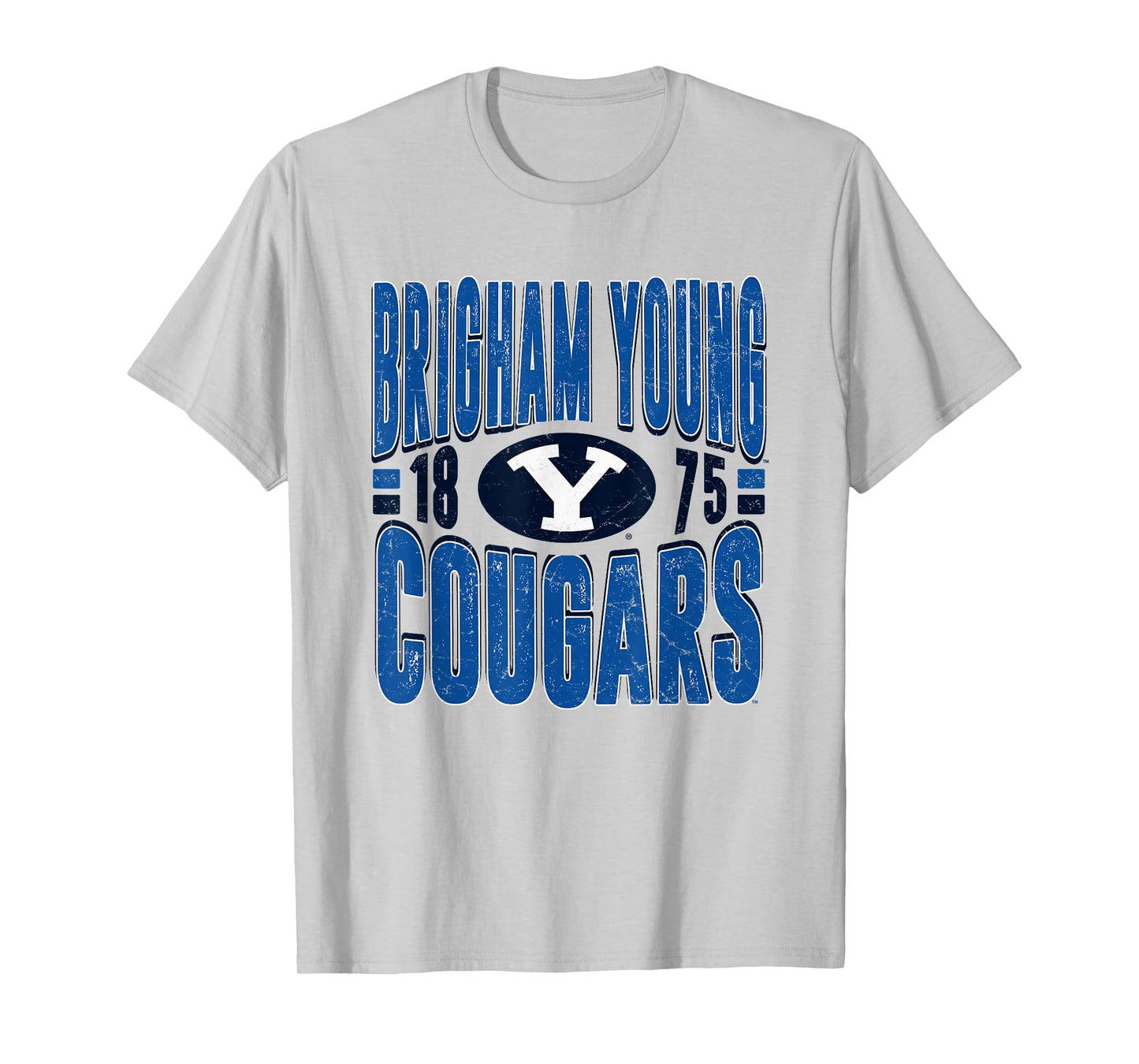 BYU Cougars Vintage 90's Retro White Officially Licensed T-Shirt