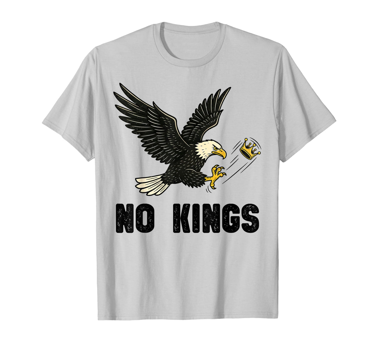 Funny No Kings in America Retro Political Freedom Voice T-Shirt