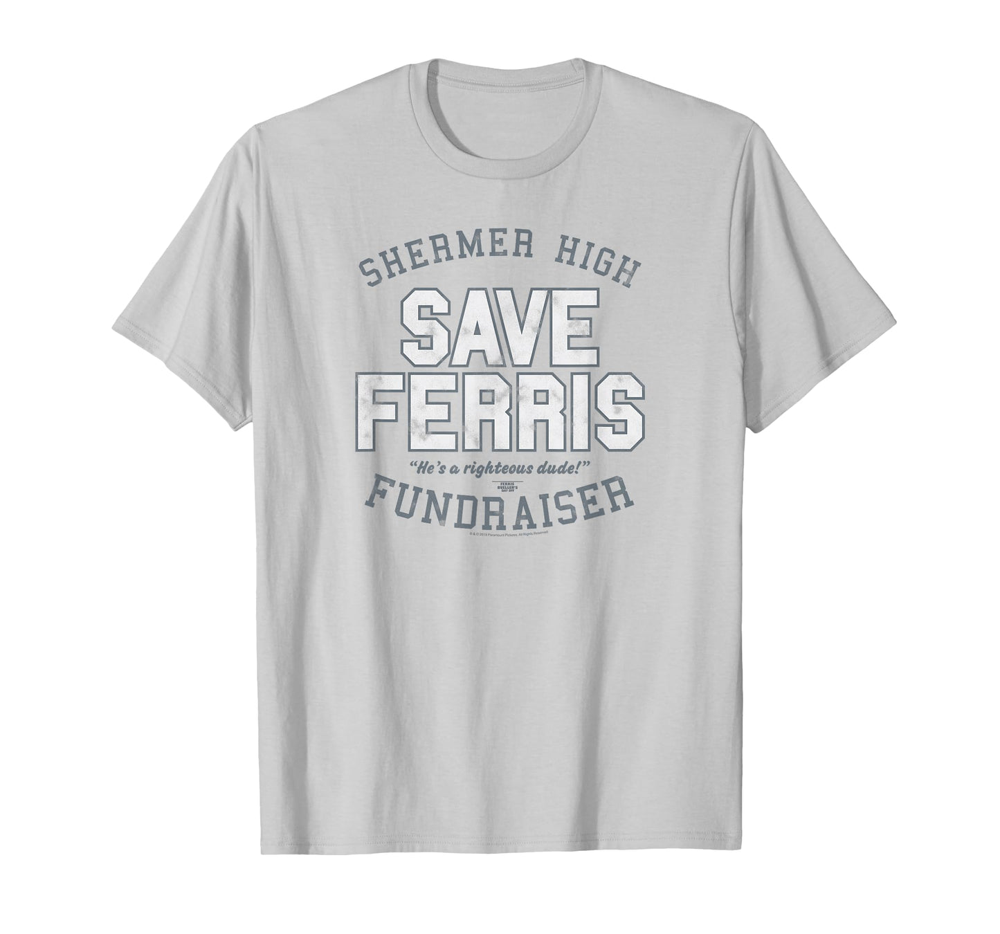 Ferris Bueller's Day Off Shermer High Save Ferris Fundraiser T-Shirt
