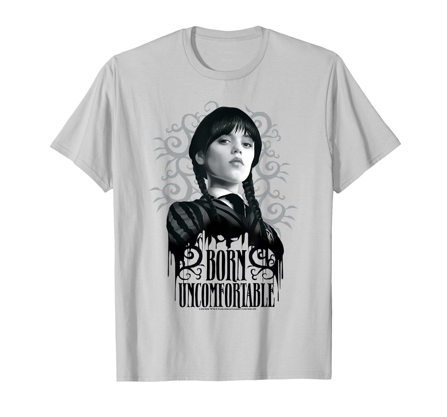 Wednesday Season 2 Born Uncomfortable Portrait T-Shirt