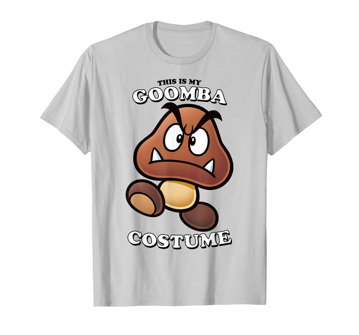 Super Mario Bros Halloween This Is My Goomba Costume T-Shirt