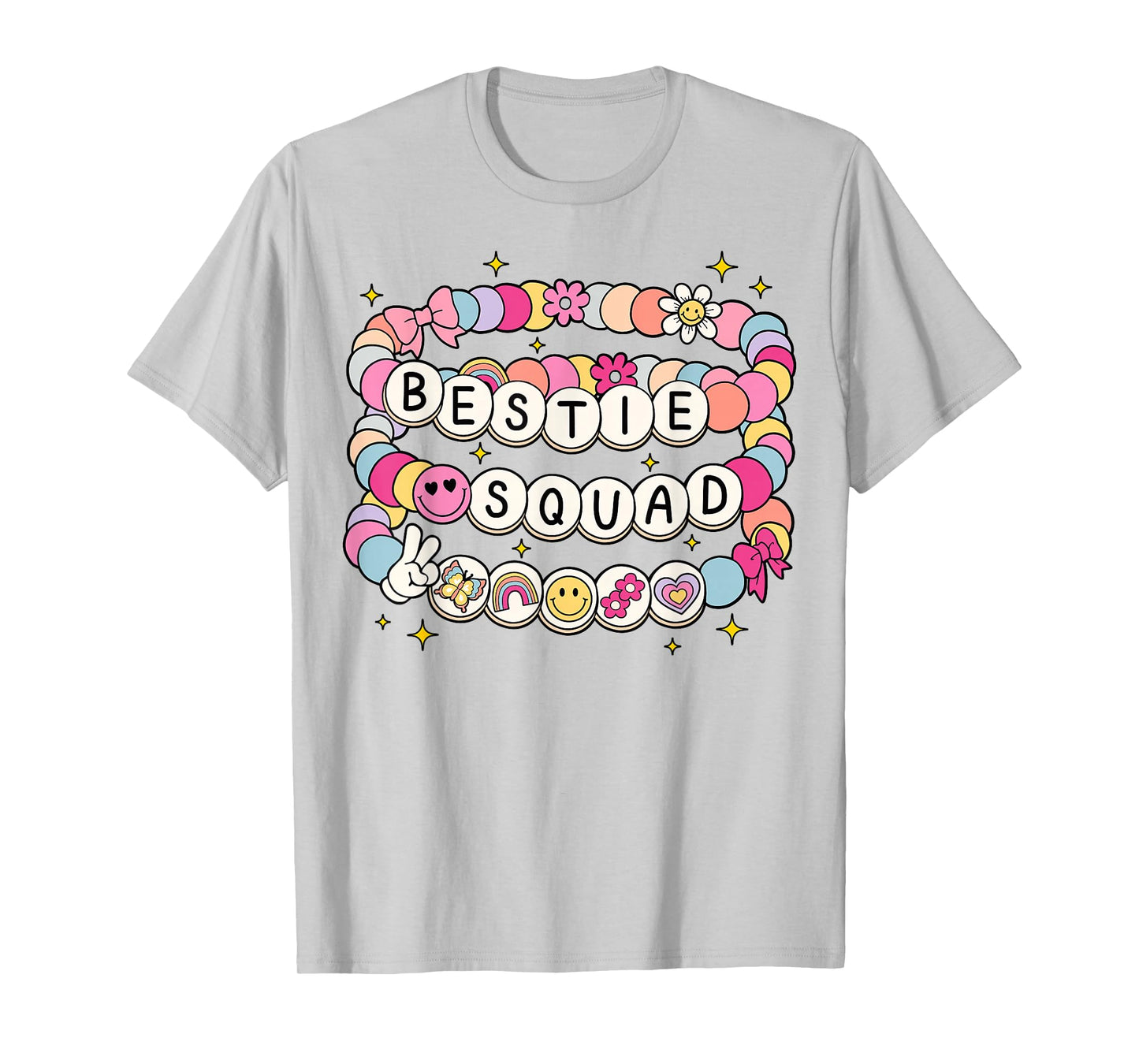 Bestie Squad Bracelets Best Friends Matching Girls T-Shirt