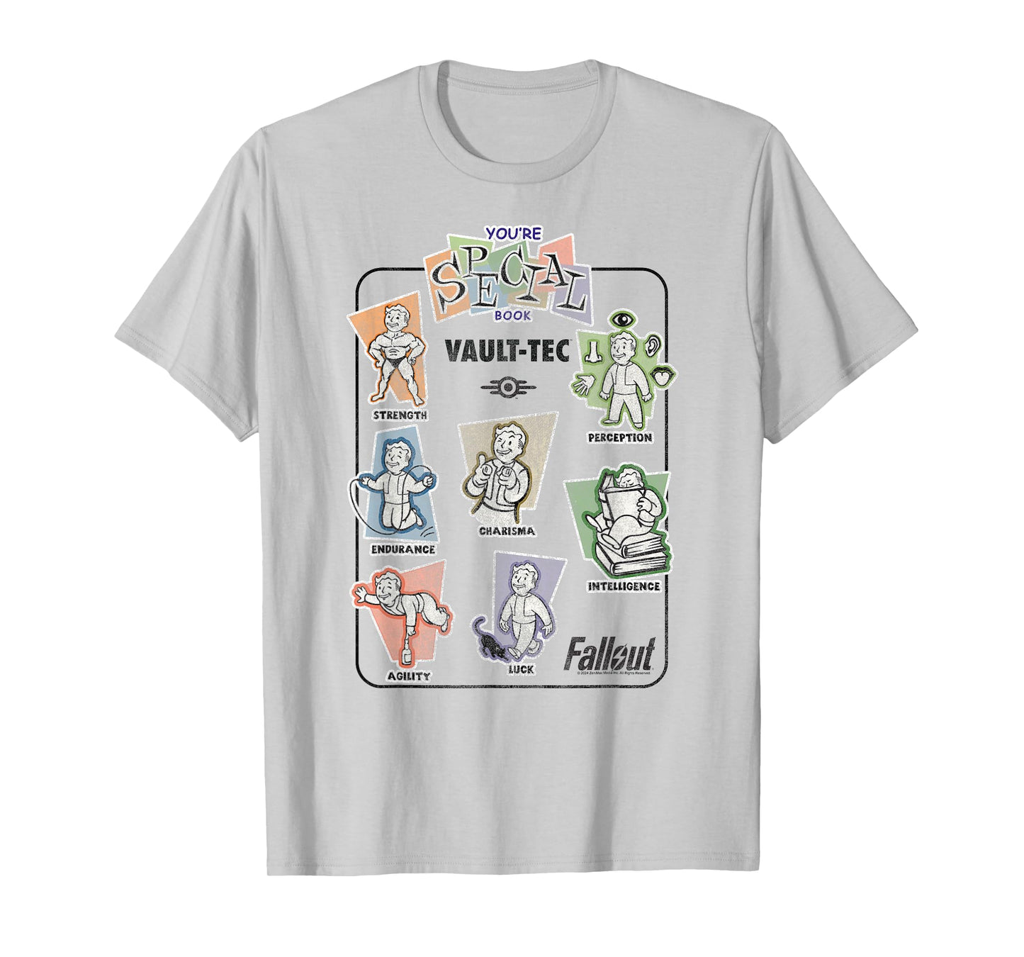 Fallout Video Game Vault-Tec You're Special Book Vintage T-Shirt