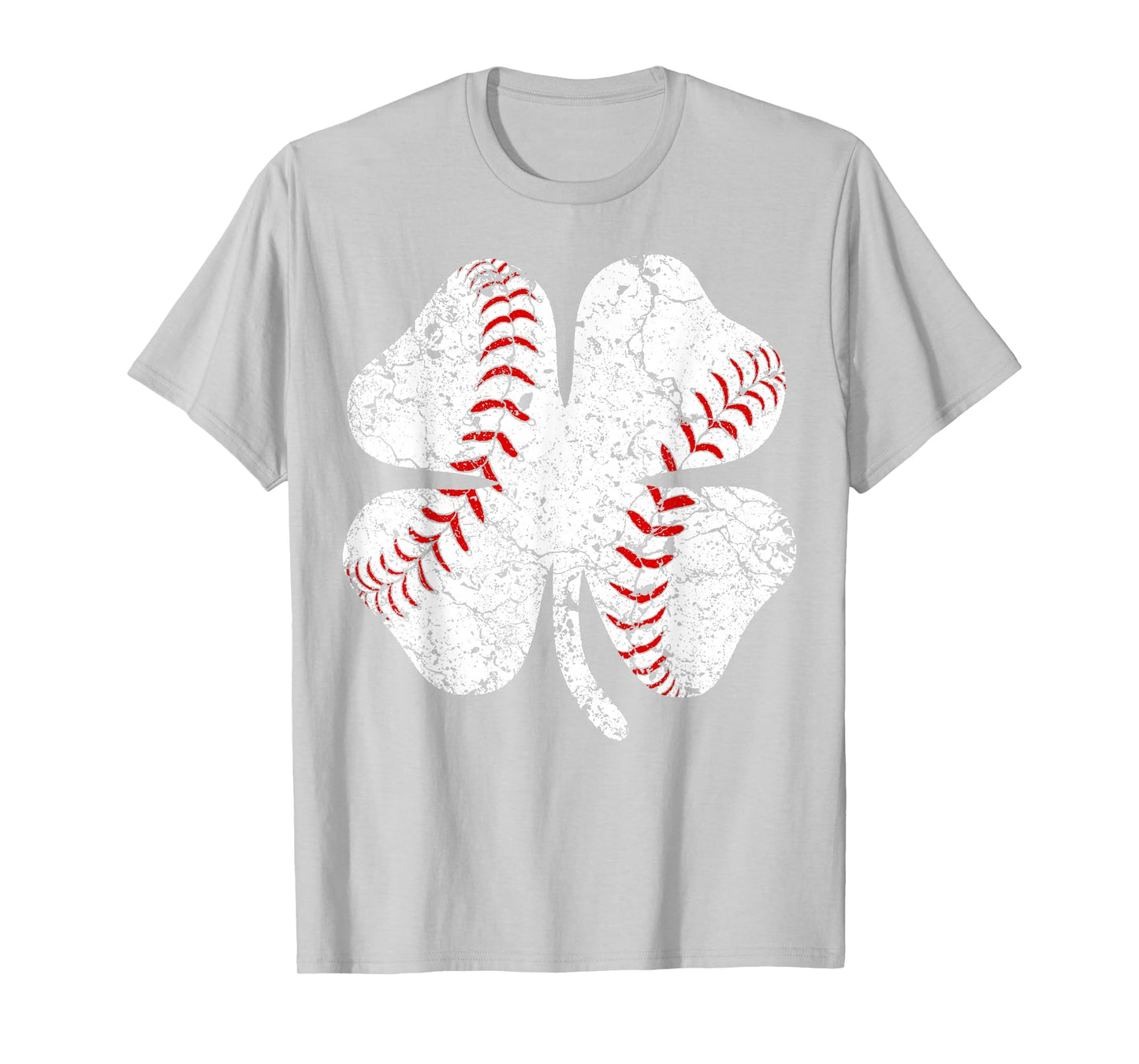 Baseball St Patricks Day Boys Girls Men Women Shamrock Green T-Shirt