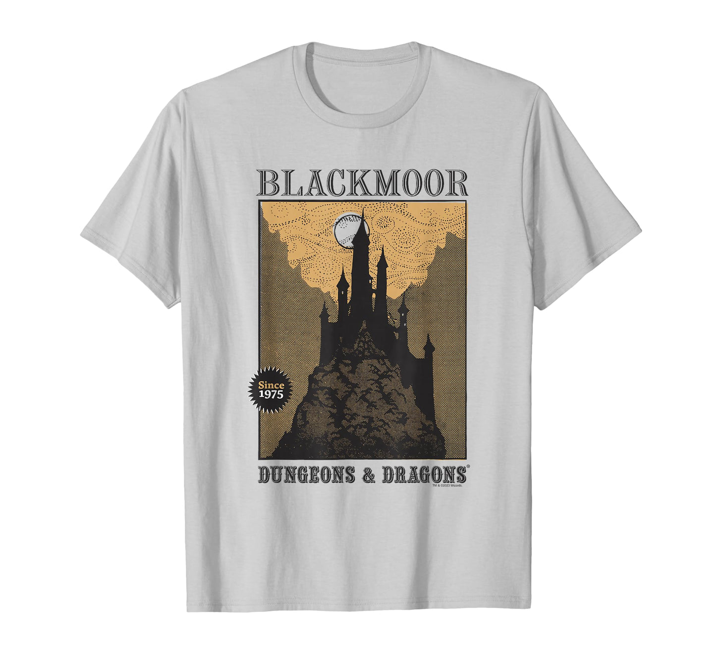 Dungeons & Dragons 50th Anniversary Blackmoor Castle Card T-Shirt