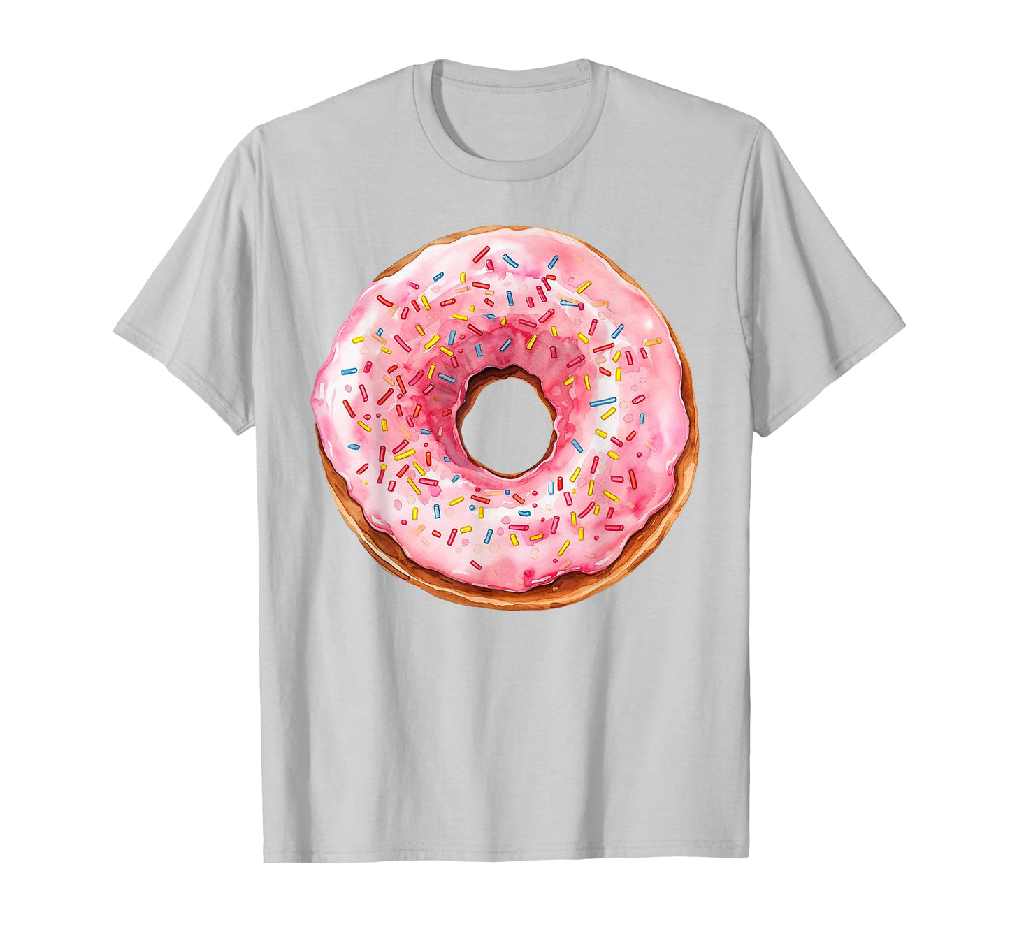 Donut Adult Kids Men Women Doughnut Costume T-Shirt