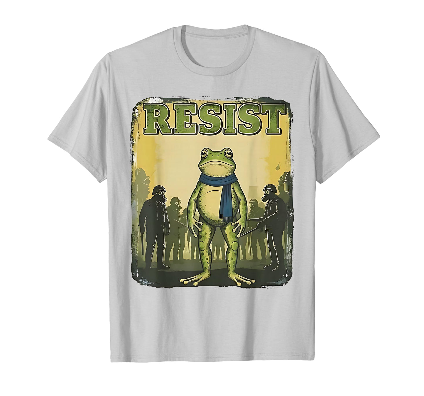 Portland Frog Resist Funny Protest No Kings Abolish Ice T-Shirt