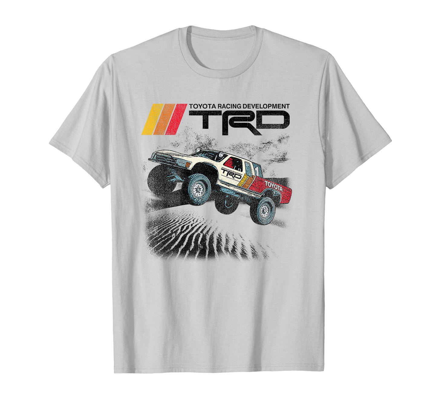 Toyota Iconic TRD Racing Development Distressed Chest Logo T-Shirt