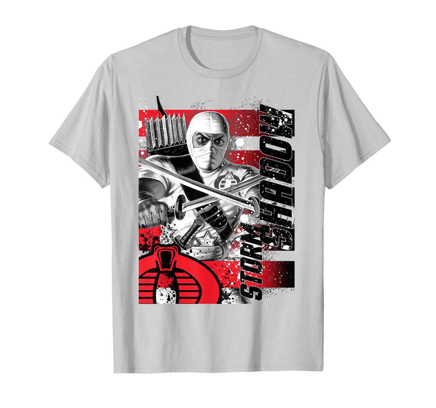 G.I. Joe Storm Shadow Paint Splatter Logo T-Shirt