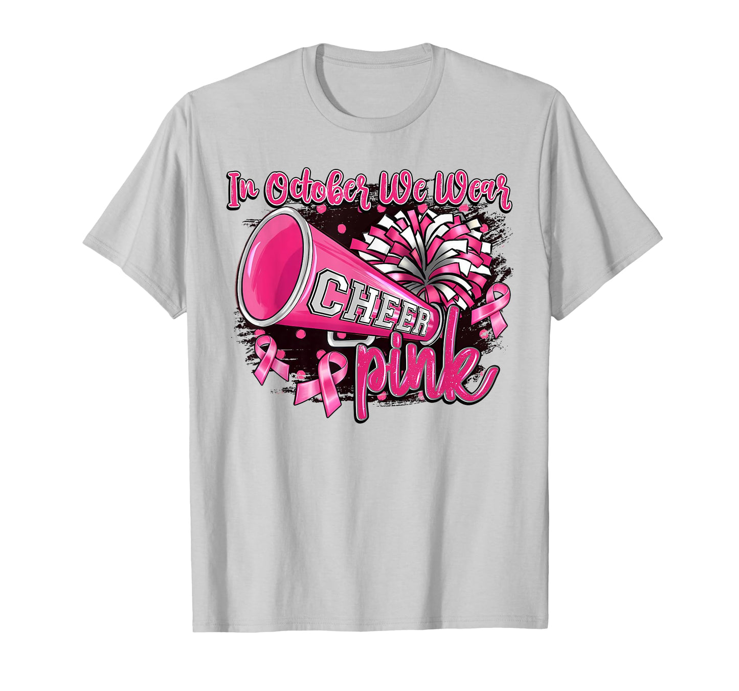 Pink Out Football Cheer for The Cure Breast Cancer Awareness T-Shirt