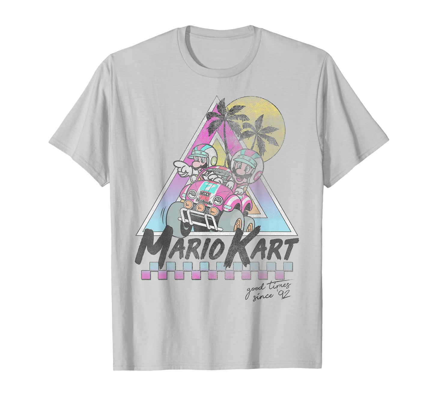 Mario Kart Mario And Luigi Good Time Since 92 Vintage T-Shirt