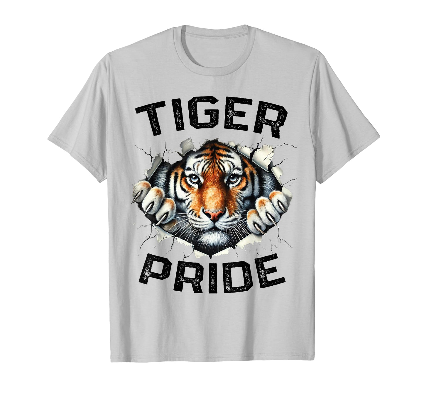 Tiger Pride Retro Tiger School Sports Team T-Shirt