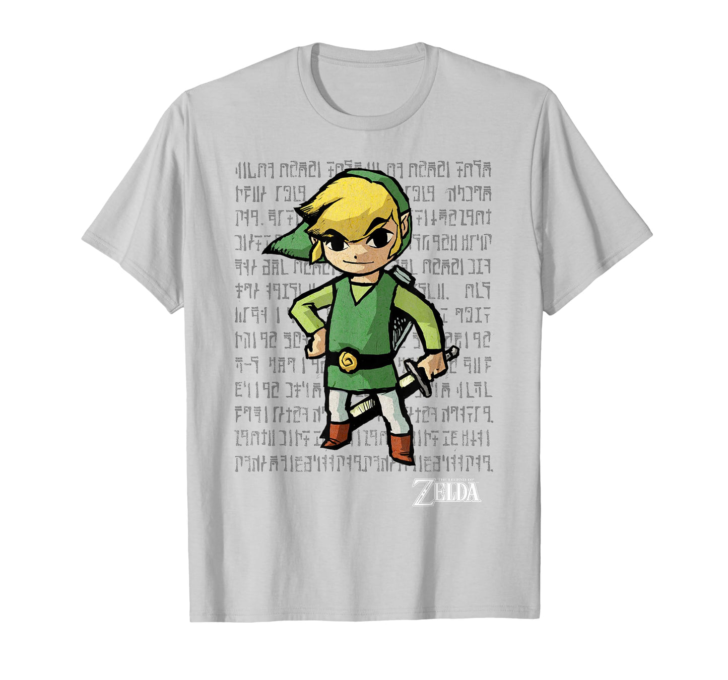 The Legend of Zelda Link Hyrulian Hero Overlay Nintendo T-Shirt