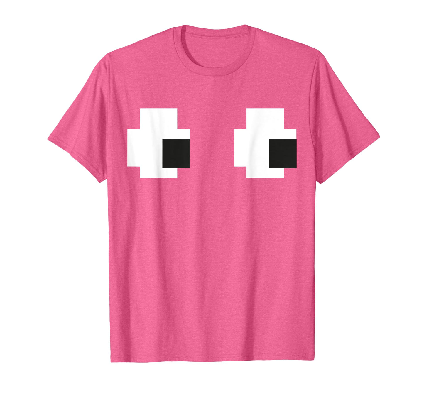 Retro Arcade Game Ghost Eyes Halloween Group Costume T-Shirt