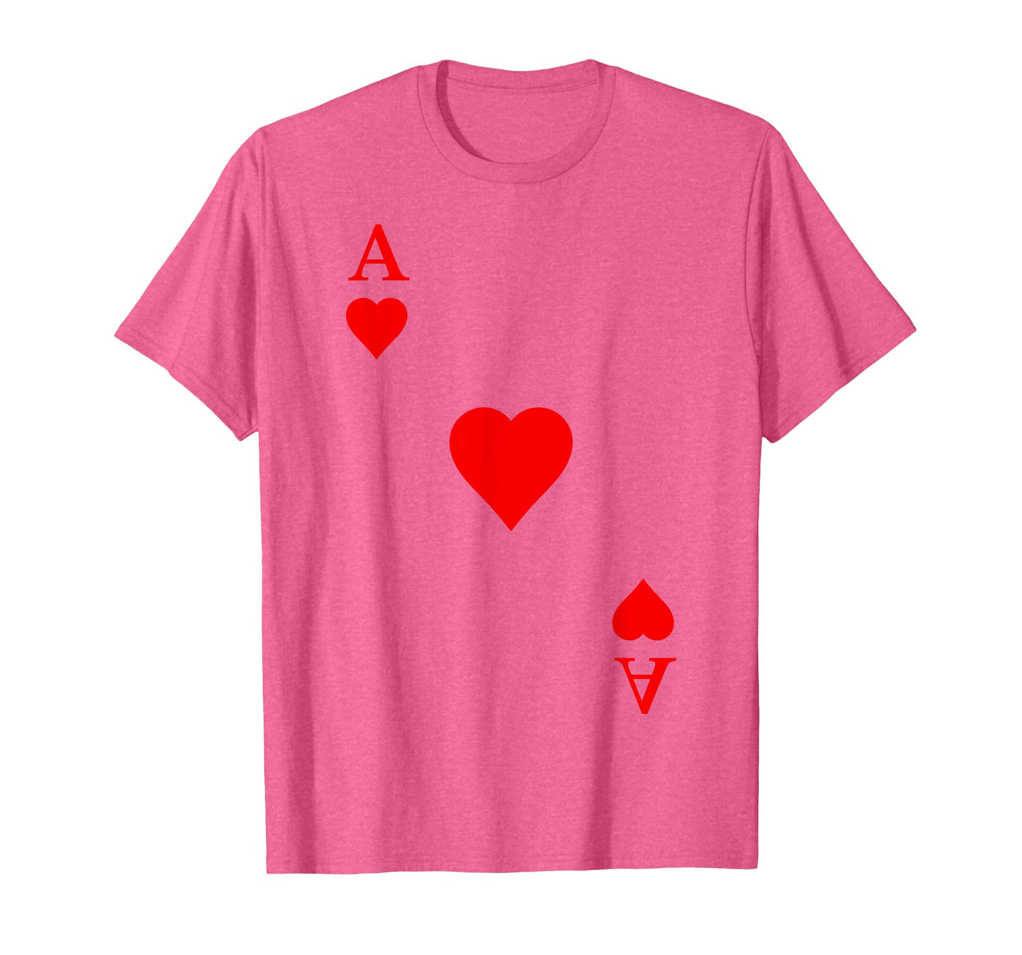 Playing card Ace of hearts Carnival Costume Poker T-Shirt